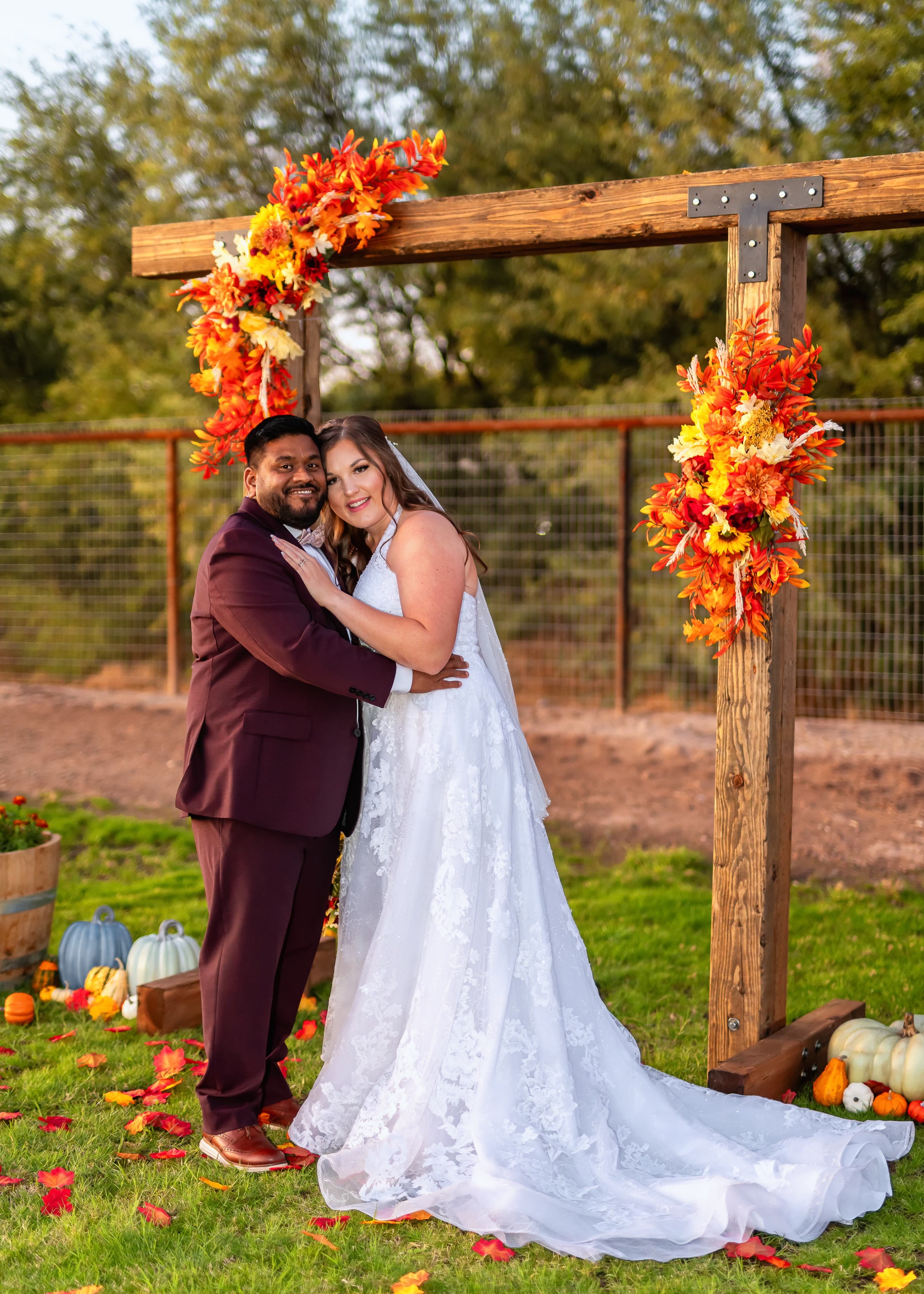 Heavy Timber Wedding Arch