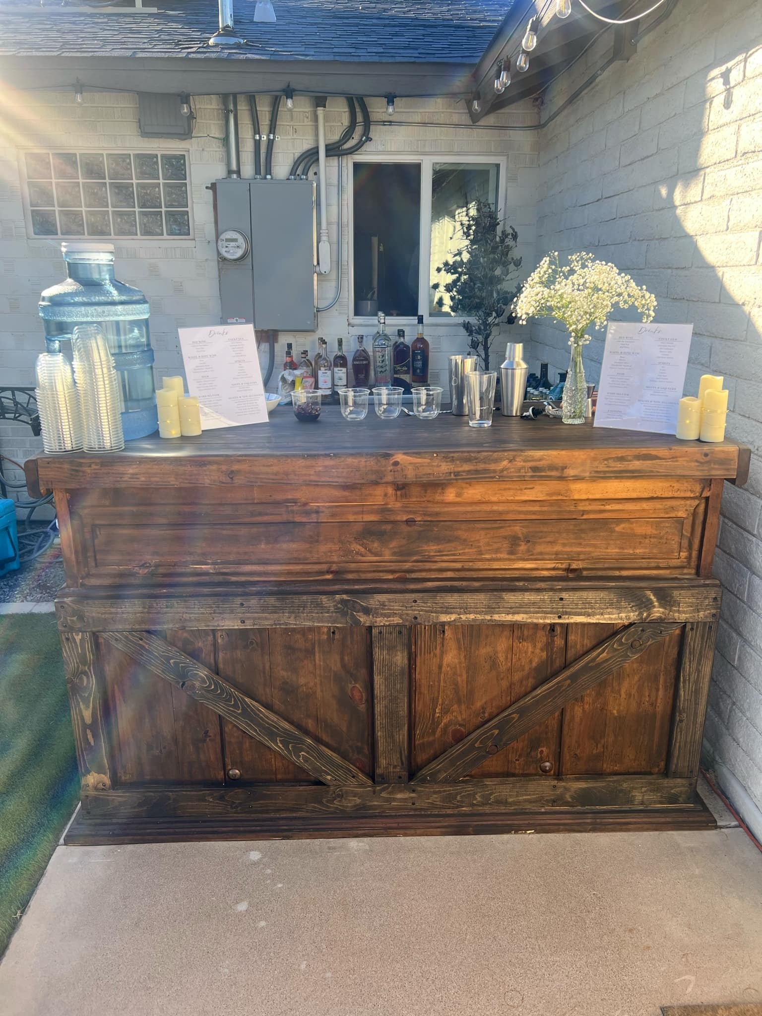 Rustic Farmhouse Bar